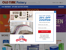 Tablet Screenshot of oldtimepottery.com